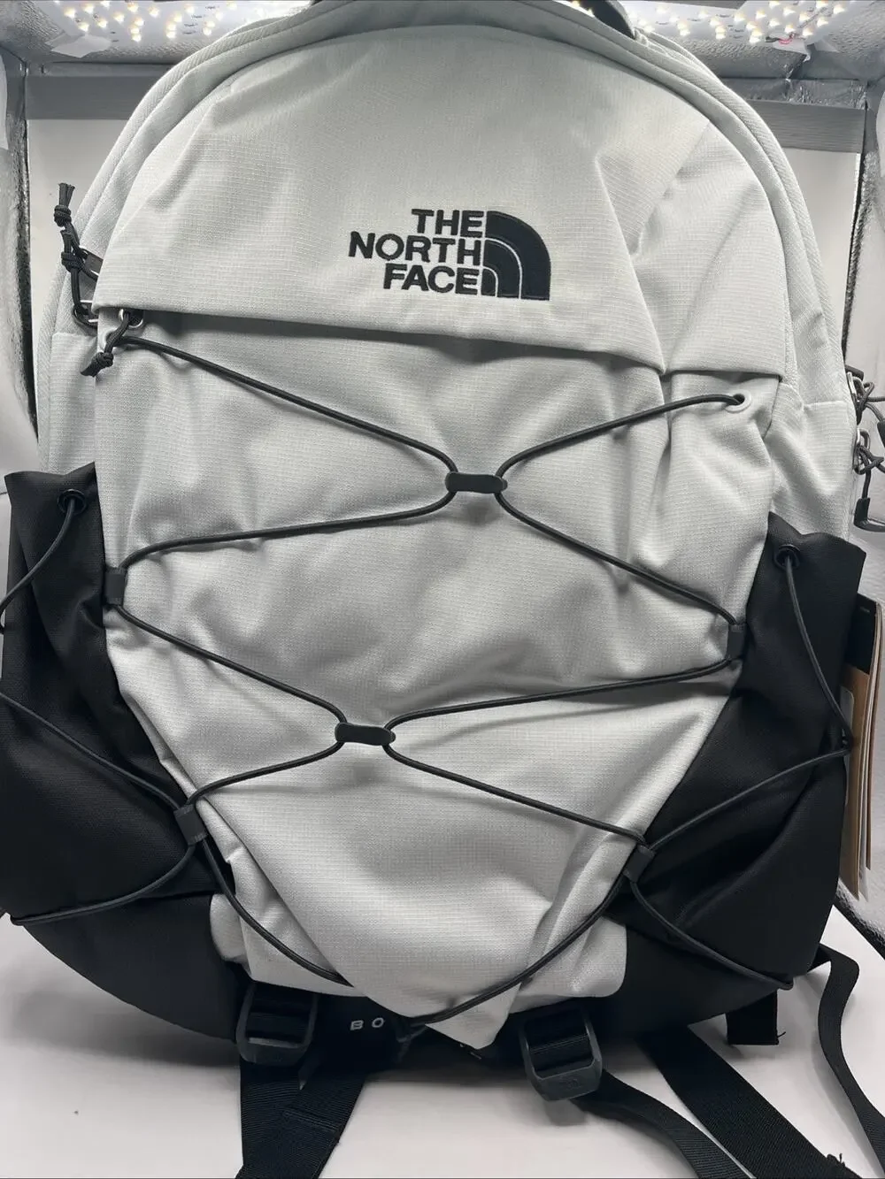 The North Face Borealis Backpack 28L Unisex Casual Sports Travel Bag Black Gray